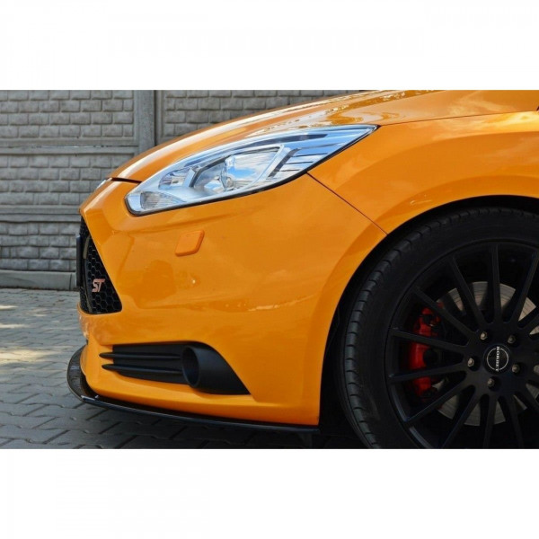 Front Ansatz V.2 für Ford Focus ST Mk3 schwarz Hochglanz