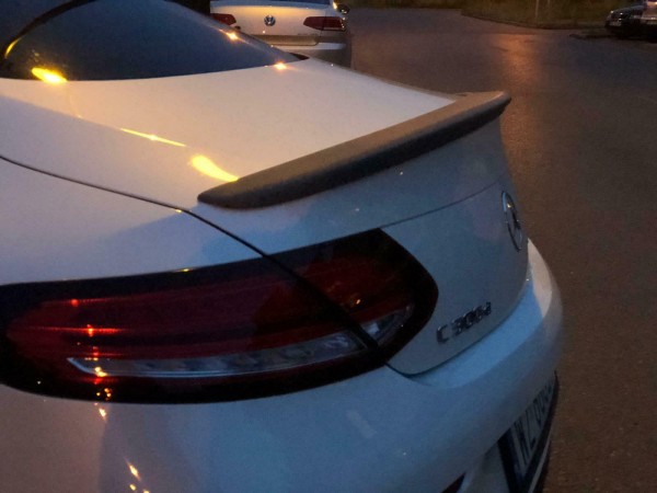 Heckspoiler für Mercedes C-Klasse Coupe W205 Spoiler AMG Hecklippe C63 S A205 Dachspoiler