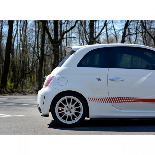 Spoiler CAP FIAT 500 ABARTH MK1 schwarz Hochglanz