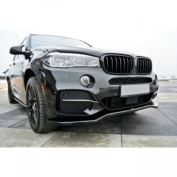 Front Ansatz passend für V.1 BMW X5 F15 M50d schwarz Hochglanz