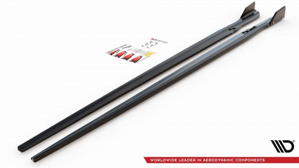 Seitenschweller Ansatz für V.1 für + Flaps BMW M8 Gran Coupe F93 / 8 Gran Coupe M-Paket G16