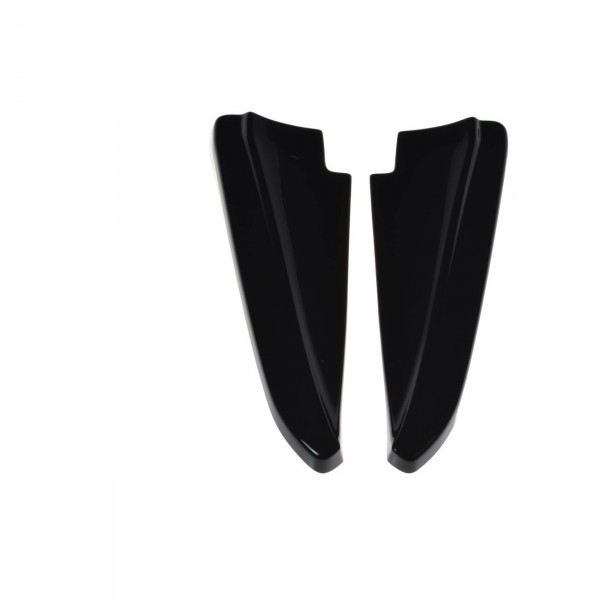 Heck Ansatz Flaps Diffusor für MASERATI QUATTROPORTE MK.6 vor Facelift schwarz Hochglanz