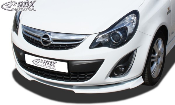 RDX Frontspoiler VARIO-X für OPEL Corsa D Facelift 2010+ Frontlippe Front Ansatz Vorne Spoilerlippe