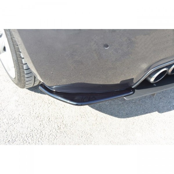 Heck Ansatz Flaps Diffusor für Peugeot RCZ Mk1 / Mk1 Facelift schwarz Hochglanz