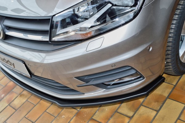 Cup Frontspoilerlippe aus ABS hochglanz schwarz VW Caddy ab Bj.:2015- Für alle Ausführungen passend