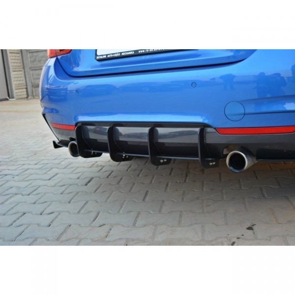 Diffusor Heck Ansatz Heckschürze & Heck Ansatz Flaps Diffusor für BMW 4er Coupe / Gran Coupe / Cabri