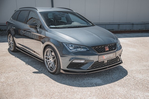 Front Ansatz V.5 für Seat Leon Cupra / FR Mk3 FL Carbon Look