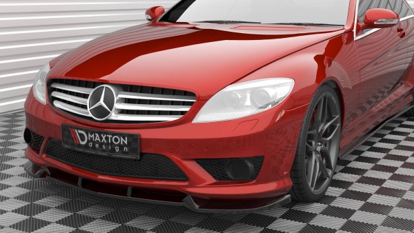 Front Ansatz V.1 für Mercedes-Benz CL 63 AMG C216 schwarz Hochglanz