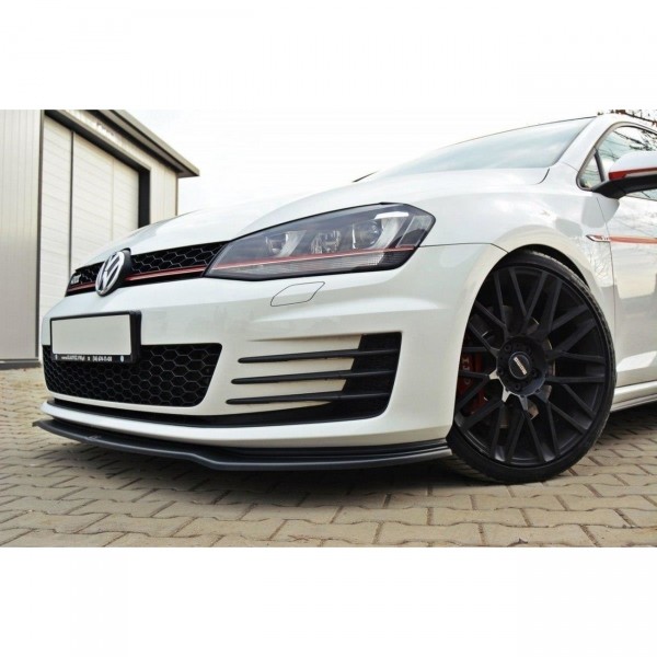 Front Ansatz V.2 für VW Golf 7 GTI schwarz Hochglanz