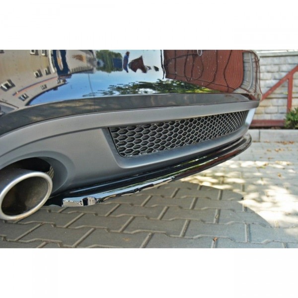 Mittlerer Diffusor Heck Ansatz für AUDI A5 S-LINE schwarz Hochglanz