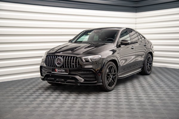 Front Ansatz für Mercedes-AMG / AMG-Line GLE Coupe / SUV C167 / W167 schwarz Hochglanz