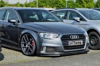 Cup Frontspoilerlippe aus ABS hochglanz schwarz Audi A3 Typ 8V + Sportback Bj.: 2016 - 3 türer + Spo Cup Frontspoilerlippe aus ABS hochglanz schwarz Audi A3 Typ 8V + Sportback Bj.: 2016 - 3 türer + Spo
