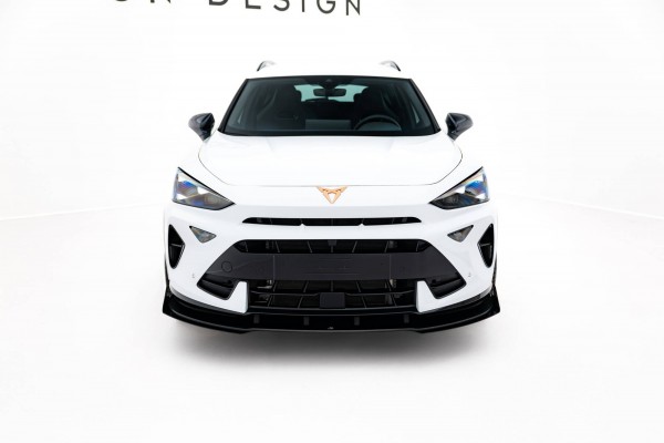 Street Pro Front Ansatz für +Flaps für + Flaps Cupra Formentor Mk1 Facelift schwarz Hochglanz