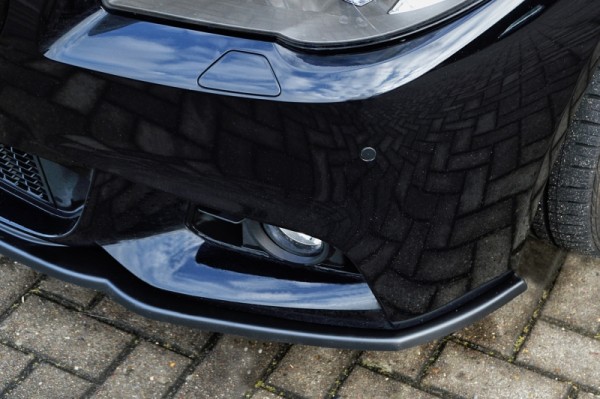 CUP Frontspoilerlippe aus ABS hochglanz schwarz BMW 5er F10 + F11 Bj.: 2010-2013 Fahrzeuge mit M-Pac