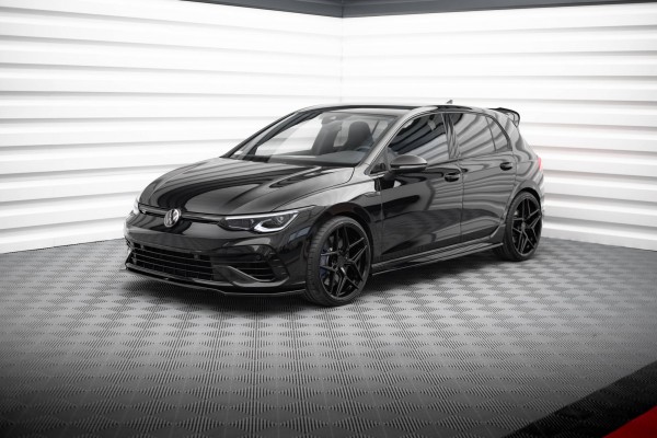 Seitenschweller Ansatz für V.3 für Volkswagen Golf R Mk8 schwarz Hochglanz