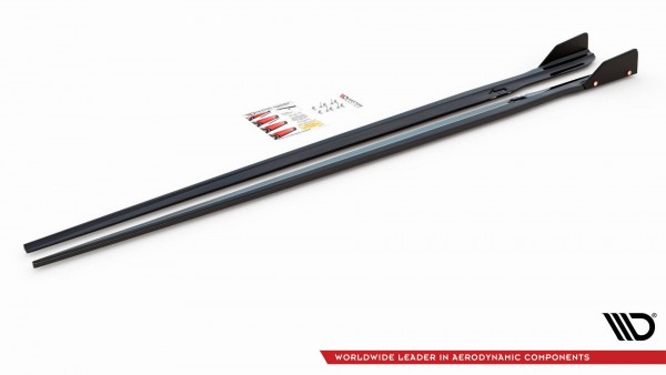 Seitenschweller Ansatz für V.1 für + Flaps BMW M8 Gran Coupe F93 / 8 Gran Coupe M-Paket G16