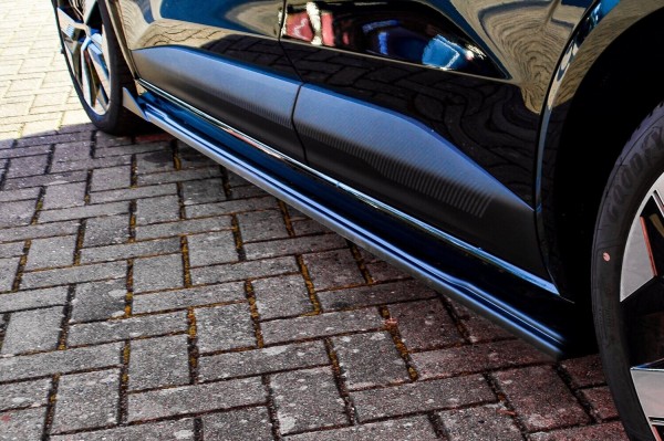 Seitenschwellersatz aus ABS mit seitlichem Wing vorn