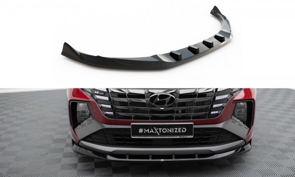 Front Ansatz V.1 für Hyundai Tucson N-Line Mk4 schwarz Hochglanz