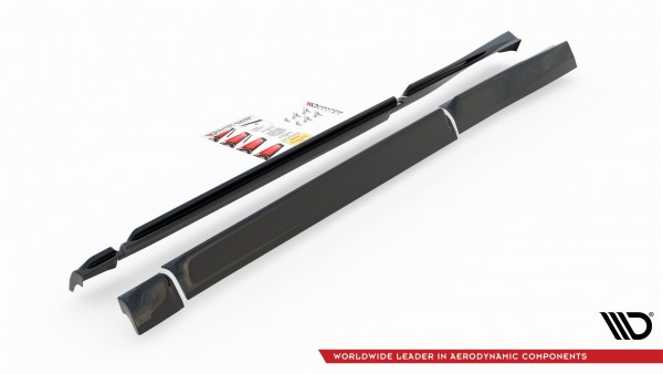 Seitenschweller Ansatz für Ford Puma ST-Line Carbon Look