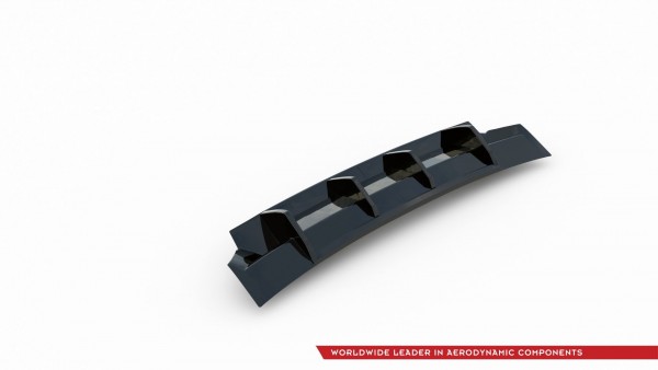 Diffusor Heck Ansatz für Skoda Kodiaq Mk1 Sportline schwarz Hochglanz