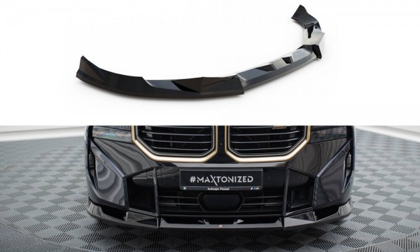 Front Ansatz V.2 für BMW XM G09 schwarz Hochglanz