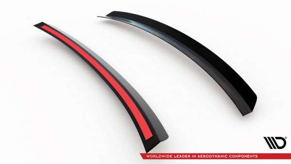 Spoiler CAP für Audi TT 8J schwarz Hochglanz