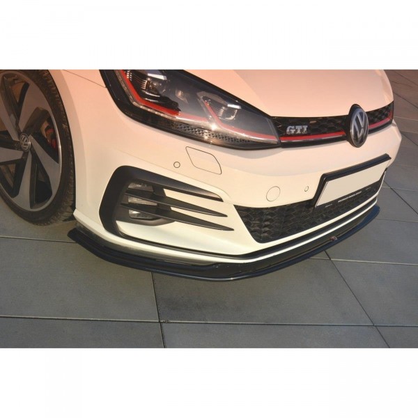 Front Ansatz V.2 für VW GOLF 7 GTI FACELIFT schwarz Hochglanz