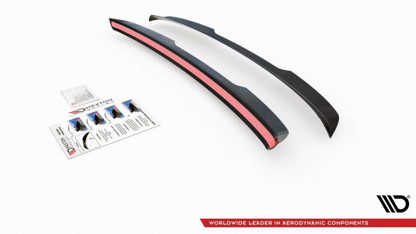 Spoiler CAP für Audi Q7 S-Line Mk.1 schwarz Hochglanz