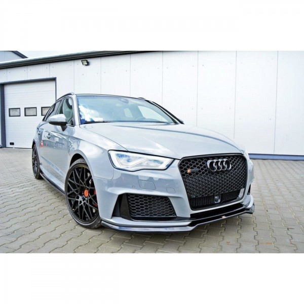Front Ansatz passend für v.1 AUDI RS3 8VA SPORTBACK schwarz matt