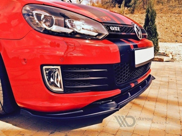 Front Ansatz für VW GOLF 6 GTI 35TH schwarz Hochglanz