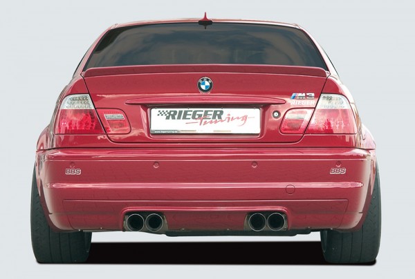 Rieger Heckeinsatz CS-Look BMW 3er E46 M3 Coupé