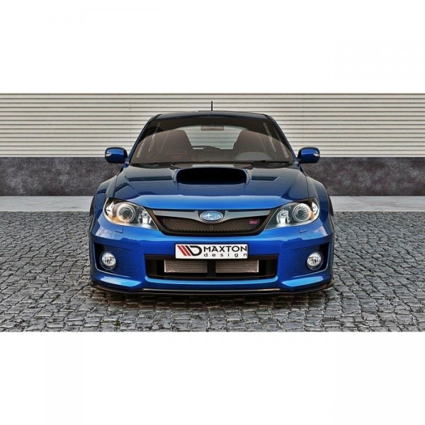 Front Ansatz für Subaru Impreza WRX STI 2011-2014 schwarz Hochglanz