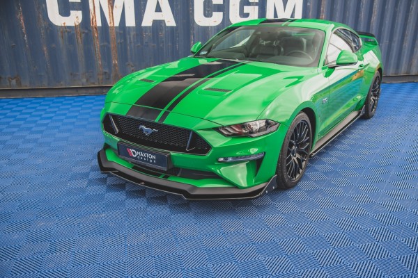 Front Ansatz V.1 +Flaps für Ford Mustang GT Mk6 Facelift