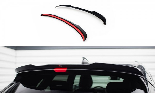 Spoiler CAP für Hyundai Kona N-Line Mk2 schwarz Hochglanz