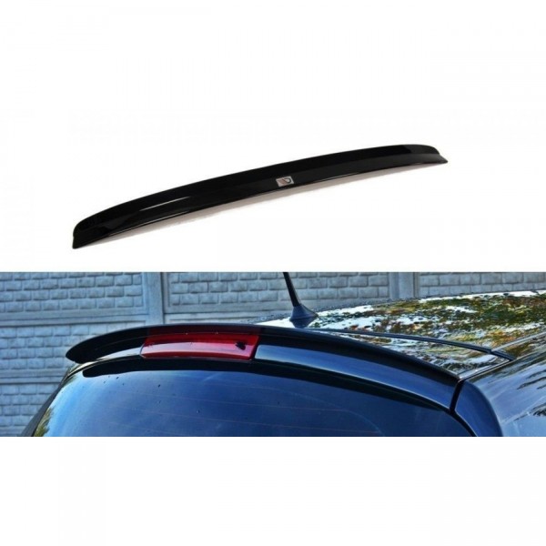 Spoiler CAP für RENAULT CLIO MK3 RS schwarz Hochglanz