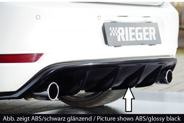 Rieger Heckeinsatz VW Golf 6 GTI Diffusor