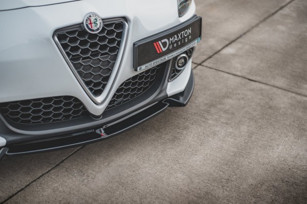 Front Ansatz V.3 für Alfa Romeo Giulietta schwarz Hochglanz