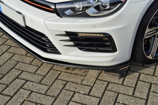 Cup Frontspoilerlippe aus ABS hochglanz schwarz VW Scirocco R Facelift ab Bj.: 2014 Passend für R