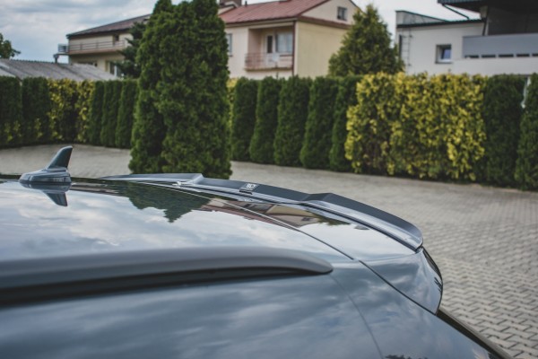 Spoiler CAP für Audi S6 / A6 S-Line C7 Avant schwarz Hochglanz