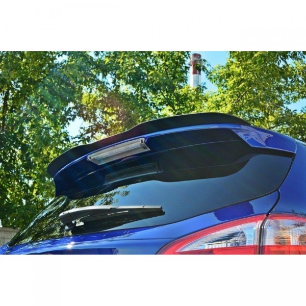 Spoiler CAP für Ford Focus ST Mk3 Kombi schwarz Hochglanz