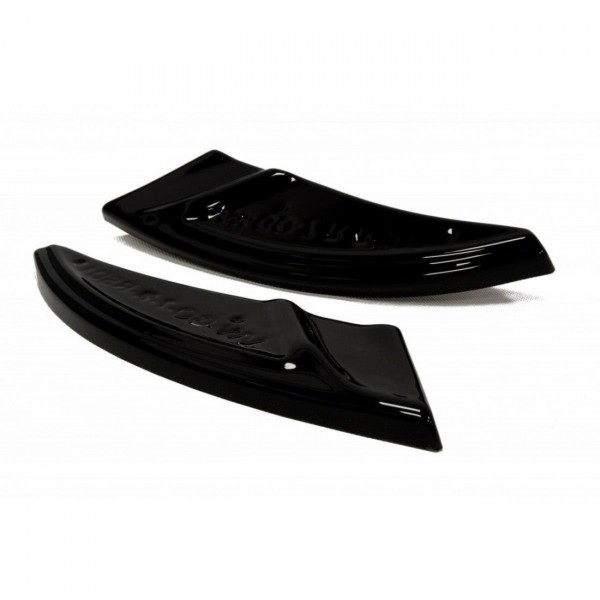 Heck Ansatz Flaps Diffusor V.1 für VW Golf 7 R / R-Line schwarz Hochglanz