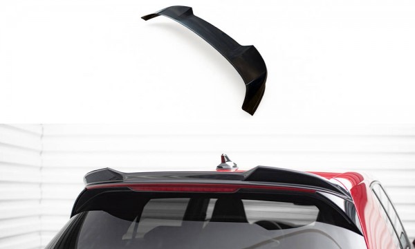 Spoiler CAP für 3D Volkswagen Golf GTI / R Mk8 schwarz Hochglanz