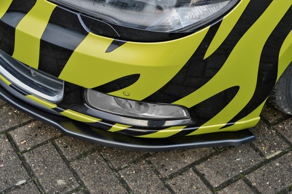 Cup Frontspoilerlippe aus ABS, nur passend für Fahrzeuge mit Styling Stoßstange hochglanz schwarz Sk