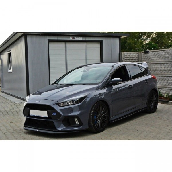 Front Ansatz V.2 für Ford Focus RS Mk3 schwarz Hochglanz