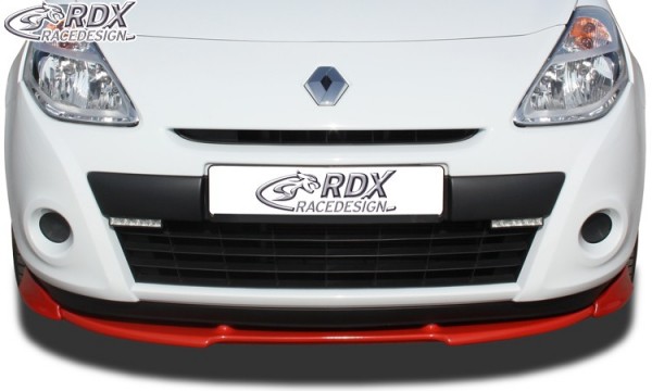 RDX Frontspoiler VARIO-X für RENAULT Clio 3 Phase 2 (nicht RS) Frontlippe Front Ansatz Vorne Spoiler