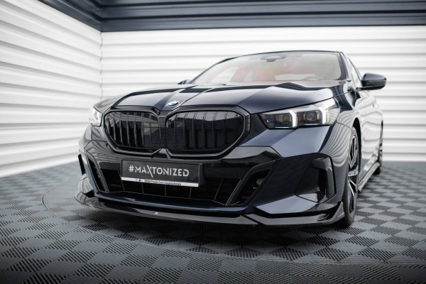 Front Ansatz V.2 für BMW 5er / i5 M-Paket G60 schwarz Hochglanz