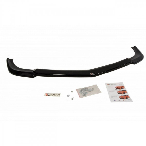 Front Ansatz für MERCEDES CLS C218 AMG LINE schwarz Hochglanz