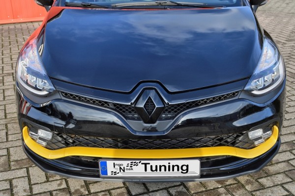 Cup Frontspoilerlippe aus ABS hochglanz schwarz Renault Clio 4, RS ab Bj.: 2013-2016 Passend für Cli