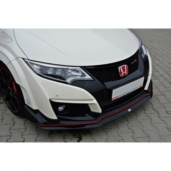 Front Ansatz für v.2 HONDA CIVIC IX TYPE R schwarz Hochglanz