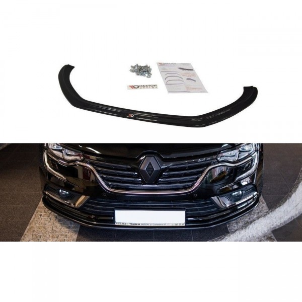 Front Ansatz für RENAULT TALISMAN V.1 schwarz Hochglanz
